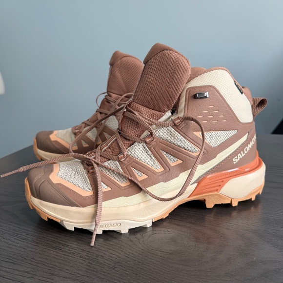 Salomon Women Size 11 Ultra 360 Edge Mid GTX Gore-Tex Raw Umber - Picture 1 of 10